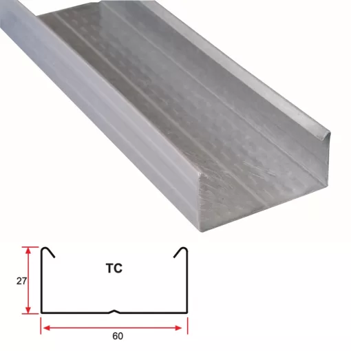 TAVAN C PROFİLİ 0,45 MM