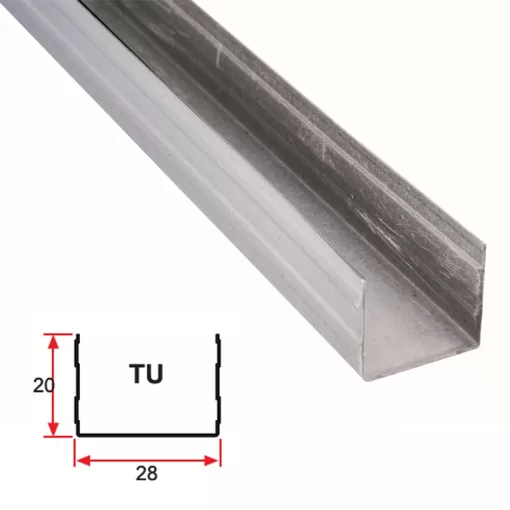 TAVAN U PROFİLİ 0,40 MM