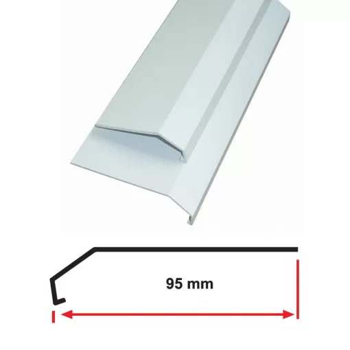 PVC DENİZLİK UZATMA PROFİLİ 9,5 LİK 300 CM