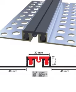 30 MM ZEMİN ALTI DİLATASYON PROFİLİ (300 CM)