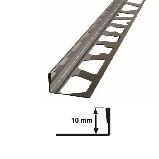 10 MM PASLANMAZ FAYANS BİTİM PROFİLİ SÜPER AYNA 270 CM