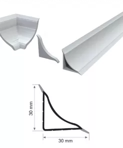 30X30 TEK PARÇA KÜVET KENAR ÇITASI 250 CM TAKIM