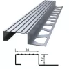 12 MM PASLANMAZ BASAMAK PROFİLİ SATİNE MAT 250 CM