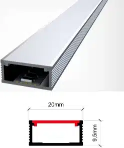 ALÜMİNYUM LEDLİ BORDÜR PROFİLİ